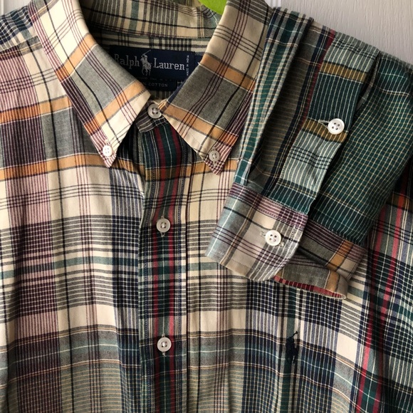 Ralph Lauren Other - Ralph Lauren Polo Plaid Button Down Long Sleeve